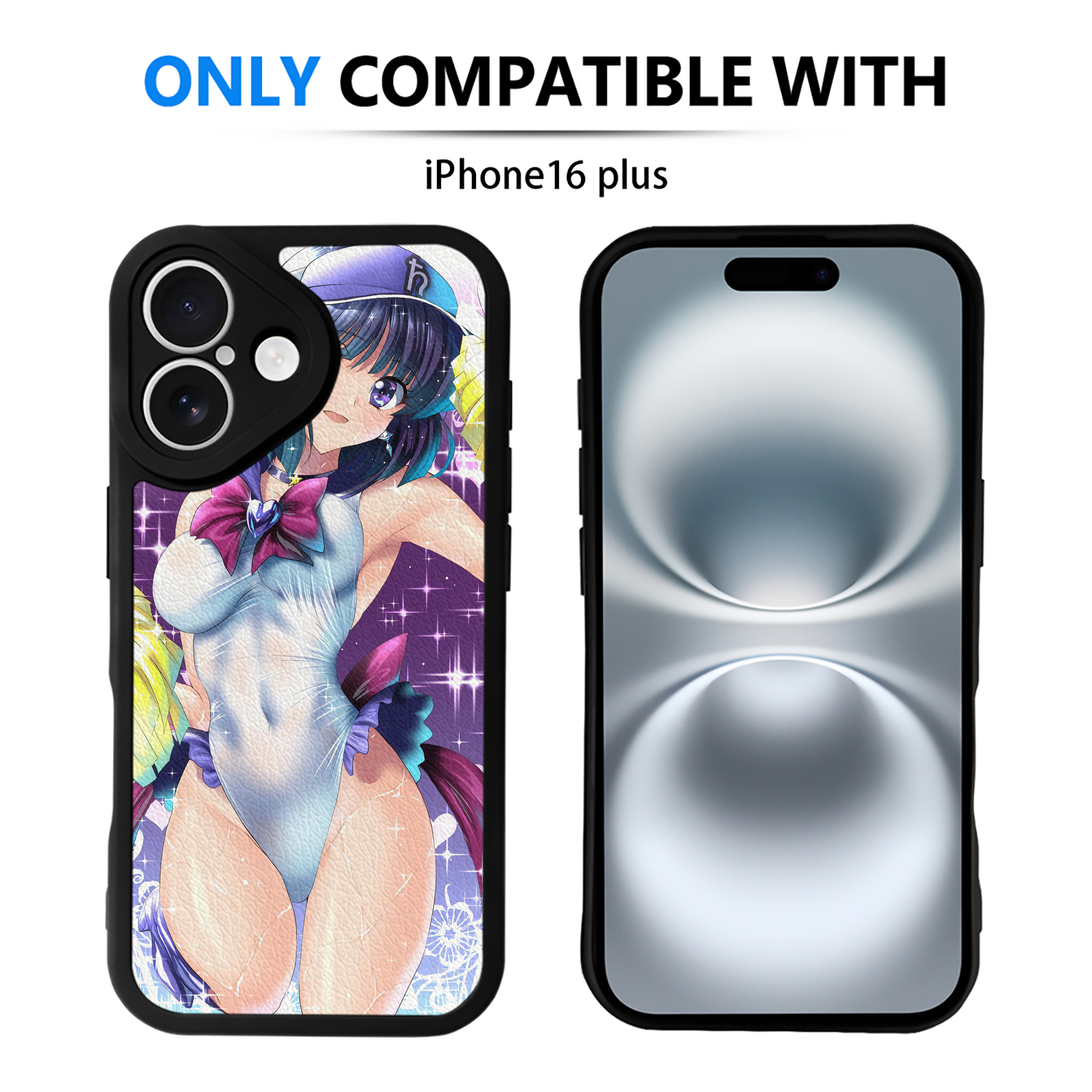 （画像用） 美少女戦士セーラームーン Sailor Moon 【iPhone 16シリーズ対応】シリコンスマホケース（レザー調） 材質：シリコン